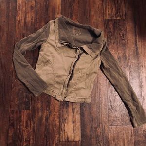 Thread supply soft moto jacket
